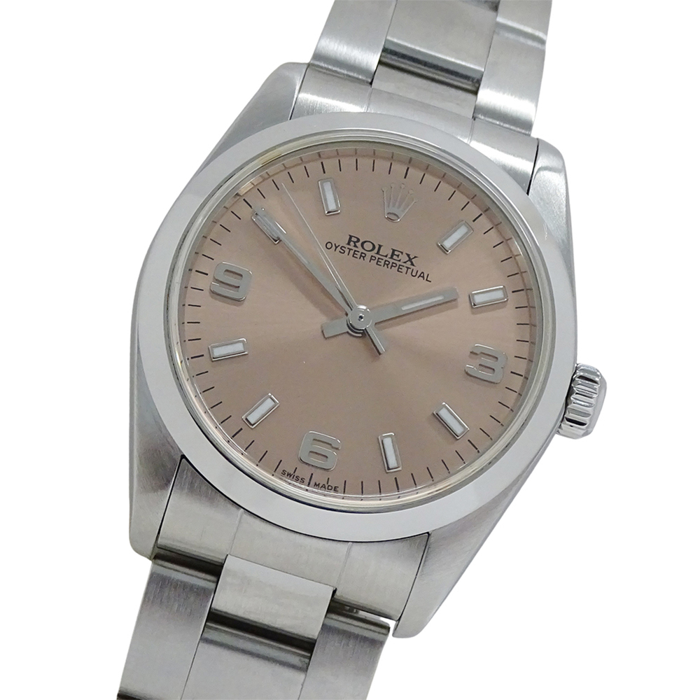 Rolex Oyster Perpetual 77080 F-serial watch, boys' size, brand name, automati...